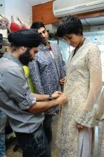 A D singh with Jesse at designer AD Singh store in Mumbai on 22nd Jan 2012.JPG